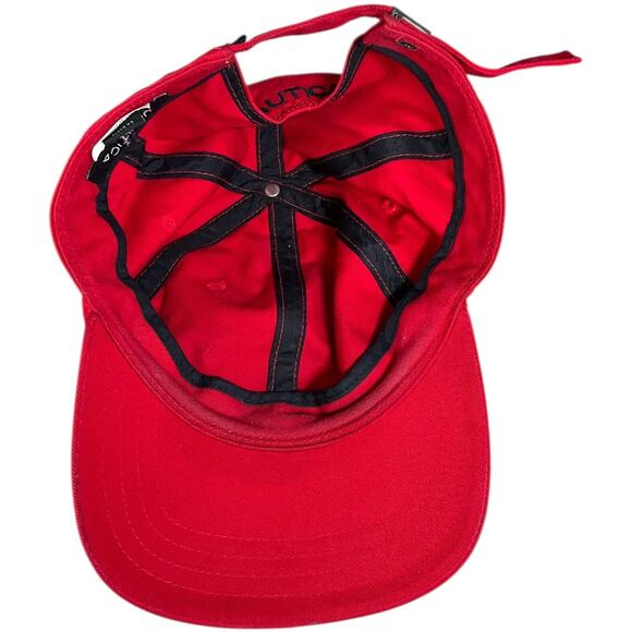NAUTICA Baseball Cap Red Blue One Size 100% Cotton Used Outdoor Active - Picture 6 of 9